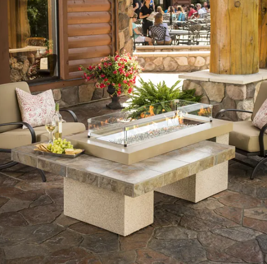 Gas Fire Pit Table